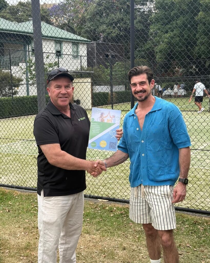 Tennis sponsorship Sydney
at Rushcutters Bay Tennis and Cafe