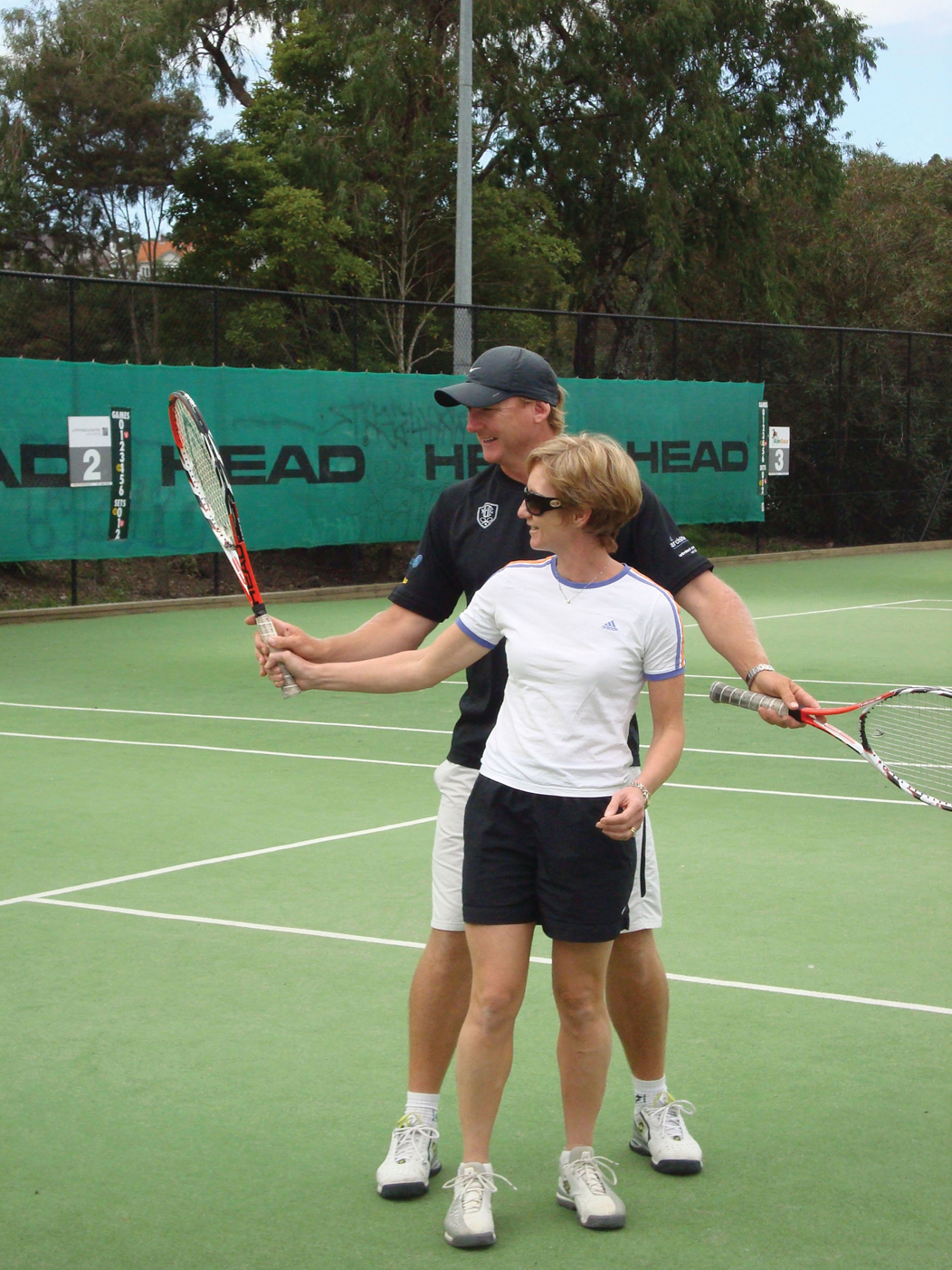 One-on-one private tennis lesson at Rushcutters Bay Park